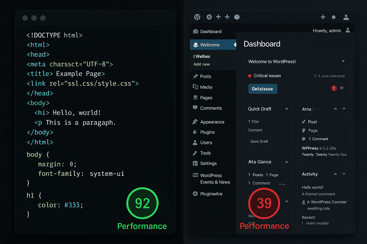 developers hand-coding websites