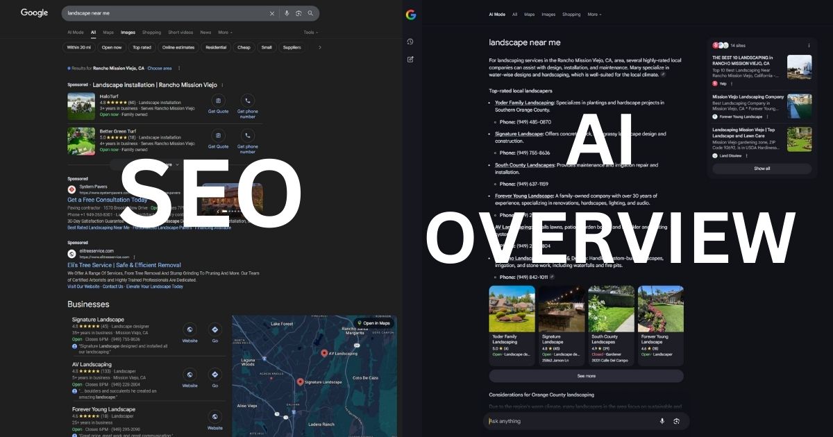EO compared to AEO with AI pulling direct answers.
