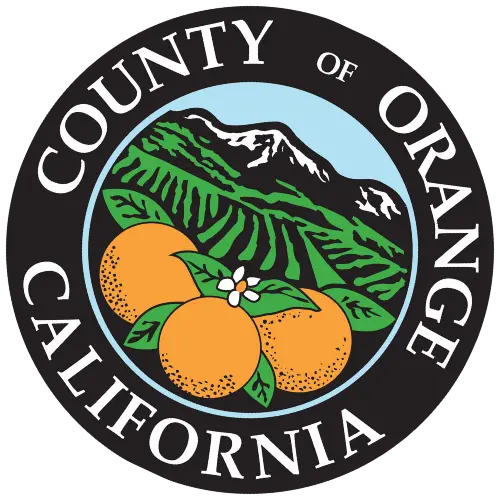 The official Orange County, California seal, representing our focus on serving local businesses.